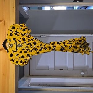 Dvf wrap dress size 6